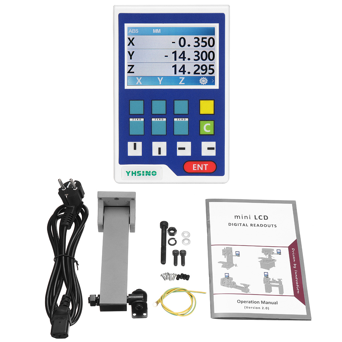 Find YIHAOGD YH LCD 3 Axis Grating CNC Milling Digital Readout Display DRO / KA300 5Î¼m TTL 70 1020mm Electronic Linear Scale Encoders Lathe Tool for Sale on Gipsybee.com with cryptocurrencies