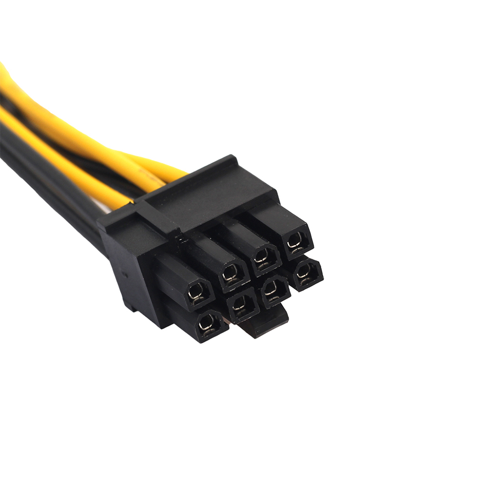Find REXLIS 8pin Female to Dual 8pin(6+2) Male Power Supply Adapter Cable 30cm Graphics Card Splitter Cable for PCI-E Graphics Card for Sale on Gipsybee.com with cryptocurrencies