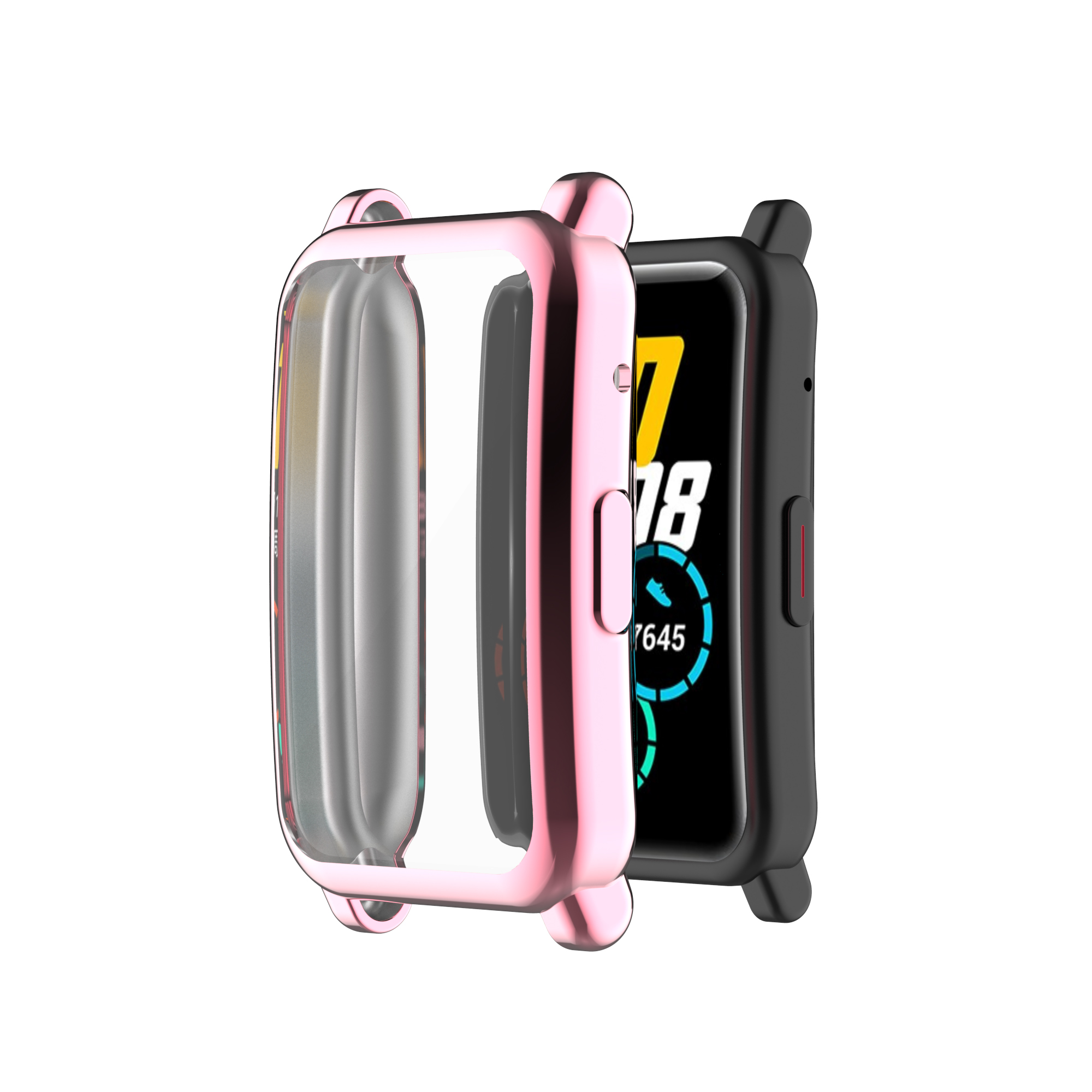 Find Electroplating All inclusive Protective Case TPU Watch Case Watch Cover for Huawei Honor Watch SE for Sale on Gipsybee.com with cryptocurrencies