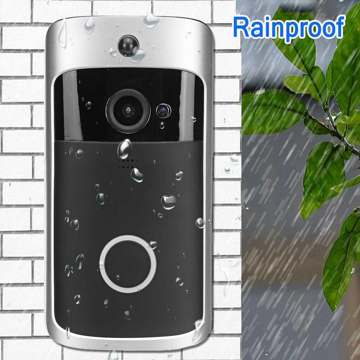 M3+ 720P Smart Wireless WiFi Ring Video Doorbell Camera Phone Home Intercom Bell—2