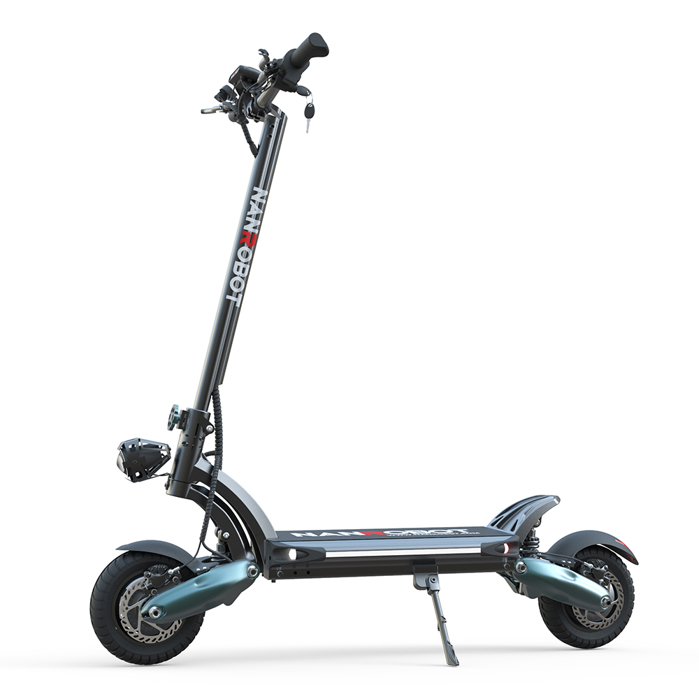 Find [EU Direct] NANROBOT D6+ 52V 26Ah 1000W*2 Dual Motor 10in Oil Brake Folding Electric Scooter 60KM Mileage E-Scooter for Sale on Gipsybee.com with cryptocurrencies