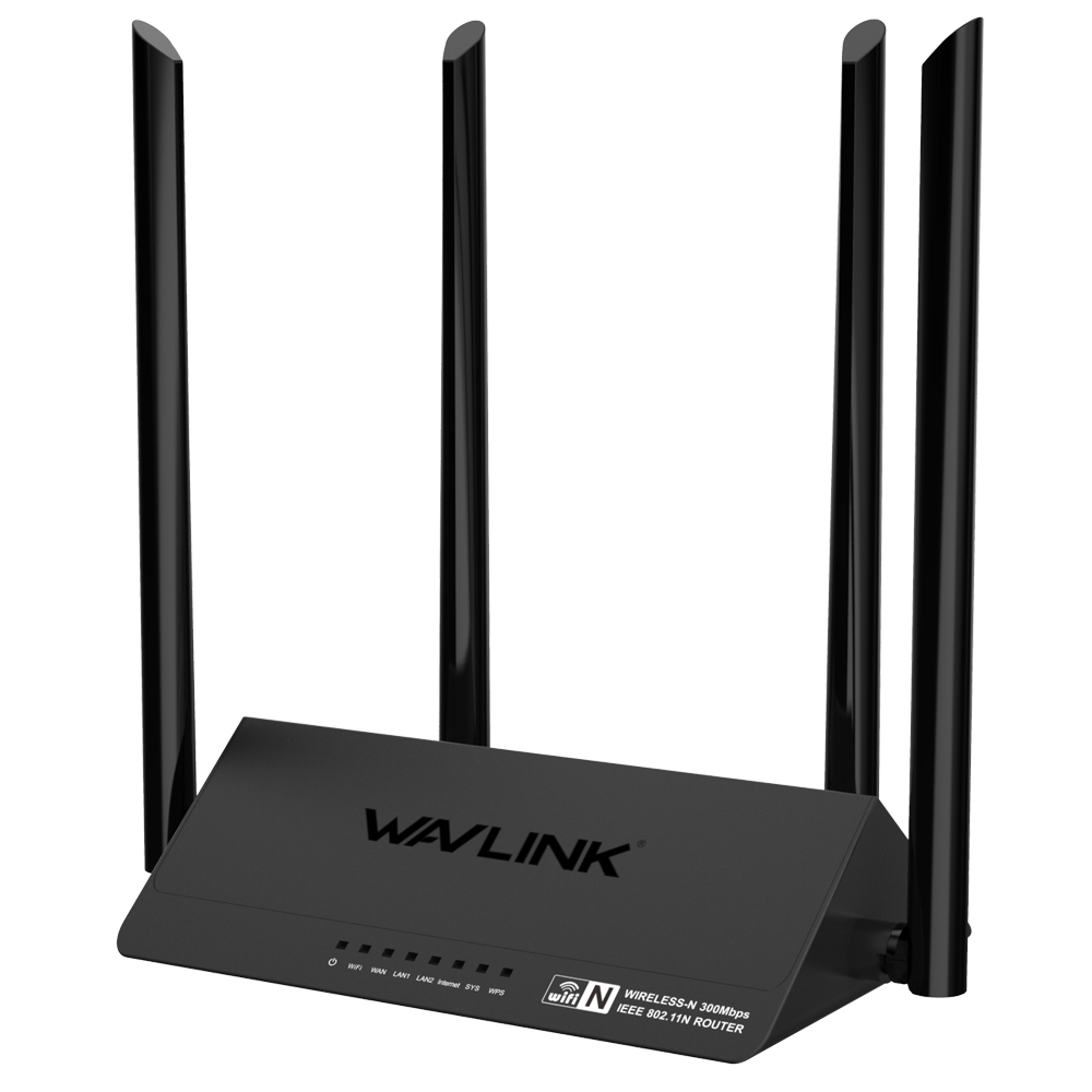 Find Wavlink 521R2P 4x5dBi Antennas 300Mbps APP Control Wireless Wifi Router Repeater Signal for Sale on Gipsybee.com with cryptocurrencies