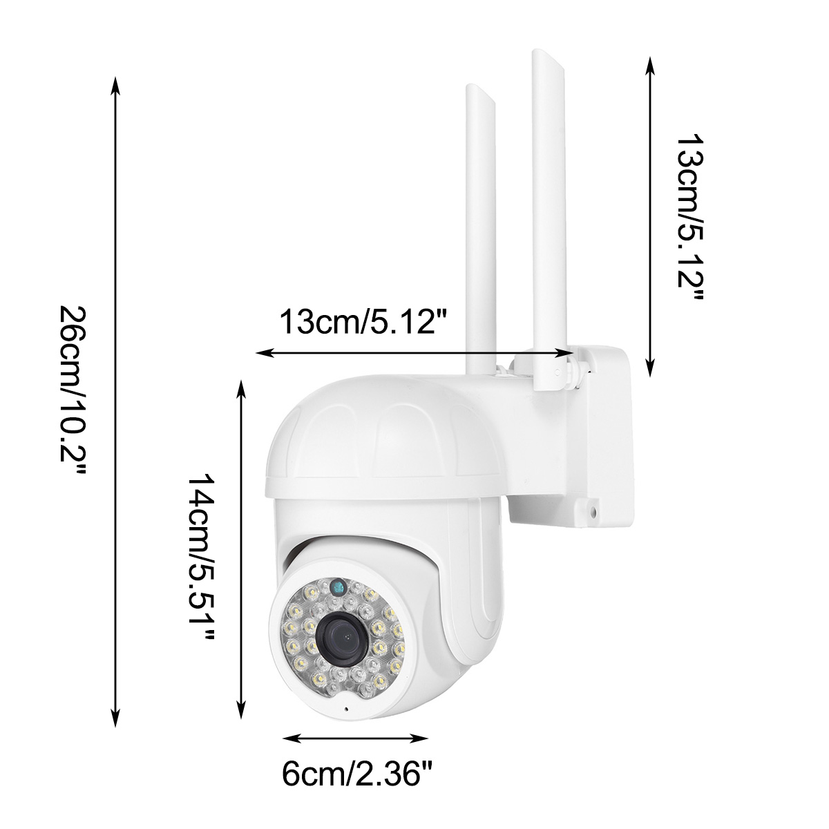 Find Wireless Wifi Security Camera 2MP HD Waterproof IP66 Night Vision Motion Detection Smart Alarm WIFI IP Camera Two-way Voice for Sale on Gipsybee.com with cryptocurrencies