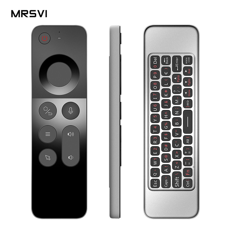 Find MRSVI W3 2 4G Wireless Voice Air Mouse Remote Controller Control Mini Keyboard Support Infrared Learning for Android TV BOX Windows for Mac OS Linux Gyroscope Remote for Sale on Gipsybee.com with cryptocurrencies