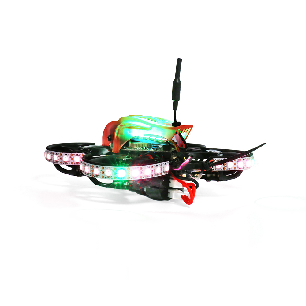GEPRC TinyGO LED 79mm F4 OSD 12A ESC 2S Whoop FPV Racing Drone RTF w/ GR8 Radio Transmitter RG1 FPV Goggle 5