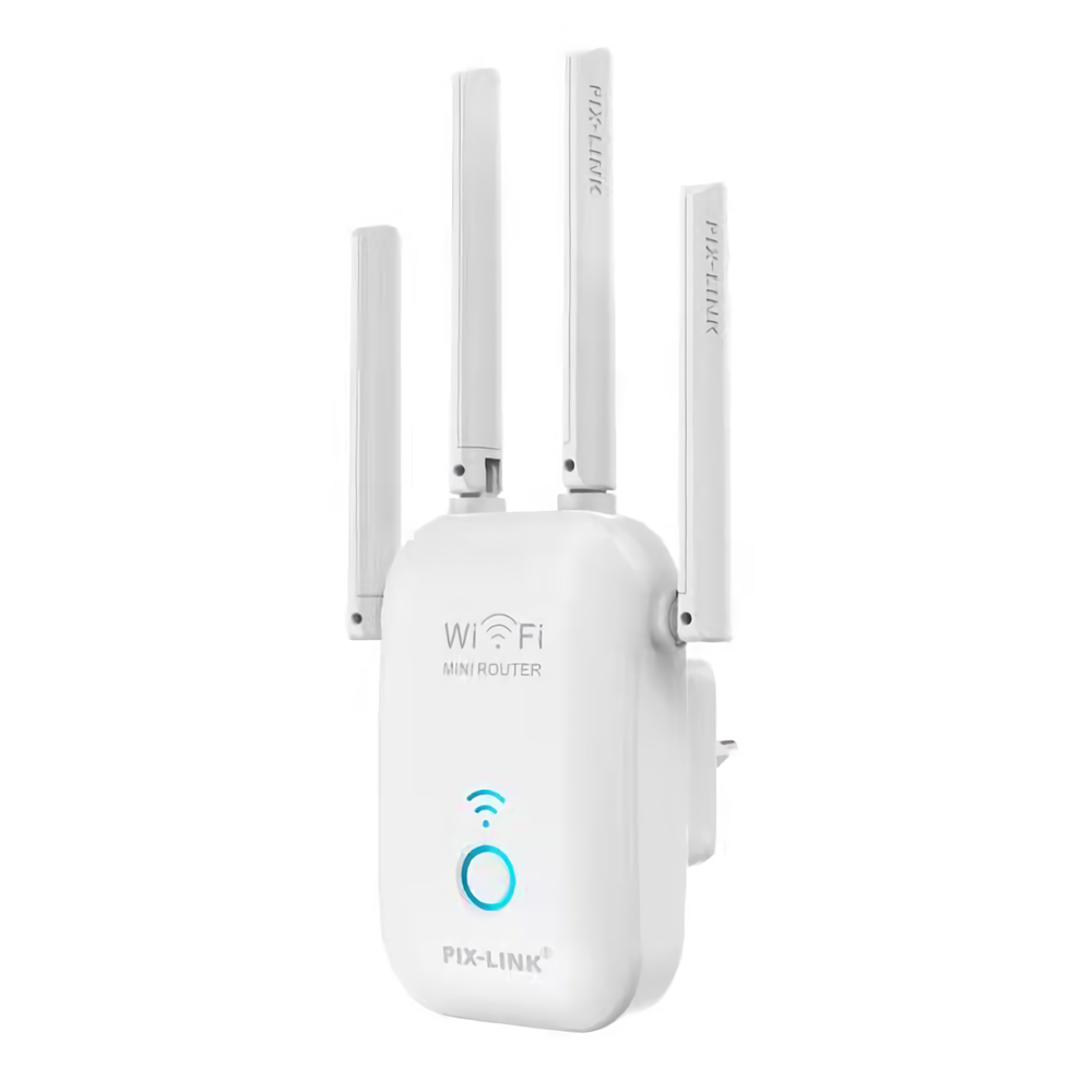 Find PIXLINK 1200M Dual Band Wireless Repeater Signal Amplifier High Power AP Routing MU-MIMO WiFi Range Extender for Sale on Gipsybee.com with cryptocurrencies