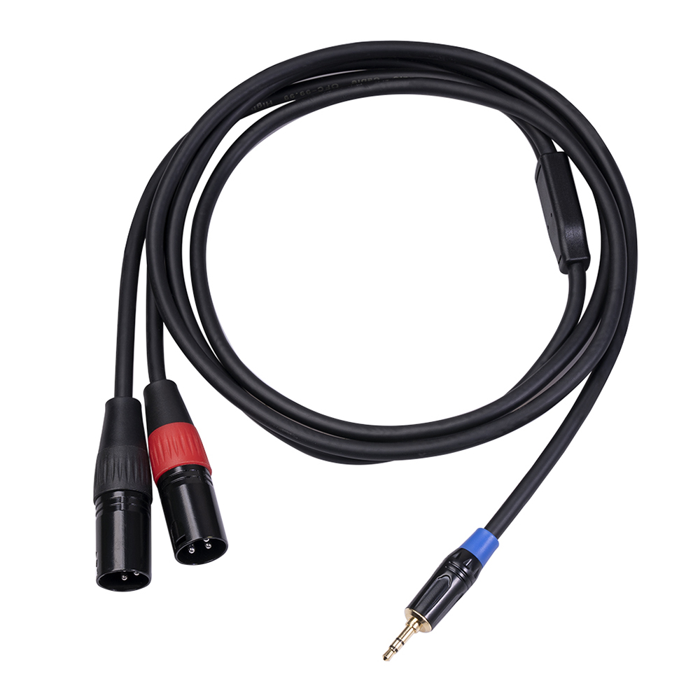 Find REXLIS 3 5mm TRS to Dual XLR Male Audio Cable 1 to 2 Stereo Audio Adapter Cable Splitter Cable Connectors for Sale on Gipsybee.com with cryptocurrencies