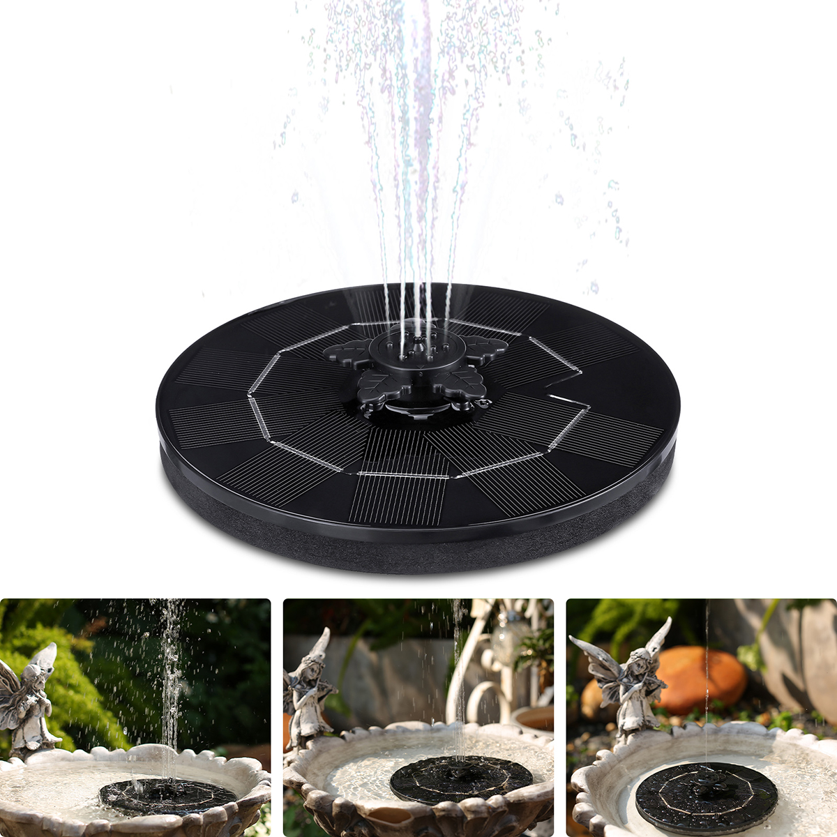 Find 5V/3W Floating Mini Solar Pump Water Fountain Pool Pond Waterfall Garden Outdoor Decoration for Sale on Gipsybee.com with cryptocurrencies