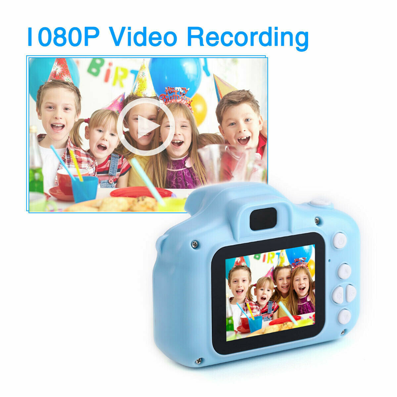 Find Cartoon Anti-fall Mini Children Camera 2.0 inch Screen Support Photo Video Game Function Birthday Gift Kids LCD HD Rechargeable Video Toddler Educational Toy for Sale on Gipsybee.com with cryptocurrencies
