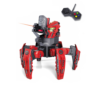 MoFun 2.4G Space Warrior Radio-Controlled Spider Robot 6-Leged Robot with Discs and Laser Sight 1