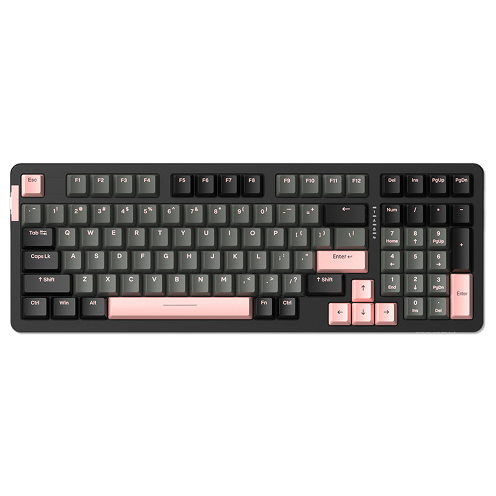 Find DAREU A98 Type C Wired Mechanical Keyboard 97 Keys PBT Keycaps Hot Swappable Customized Sky Blue Linear V3 Switch Gasket Structure Set RGB Backlit Gaming Keyboard with Supplement Keycaps for Sale on Gipsybee.com with cryptocurrencies