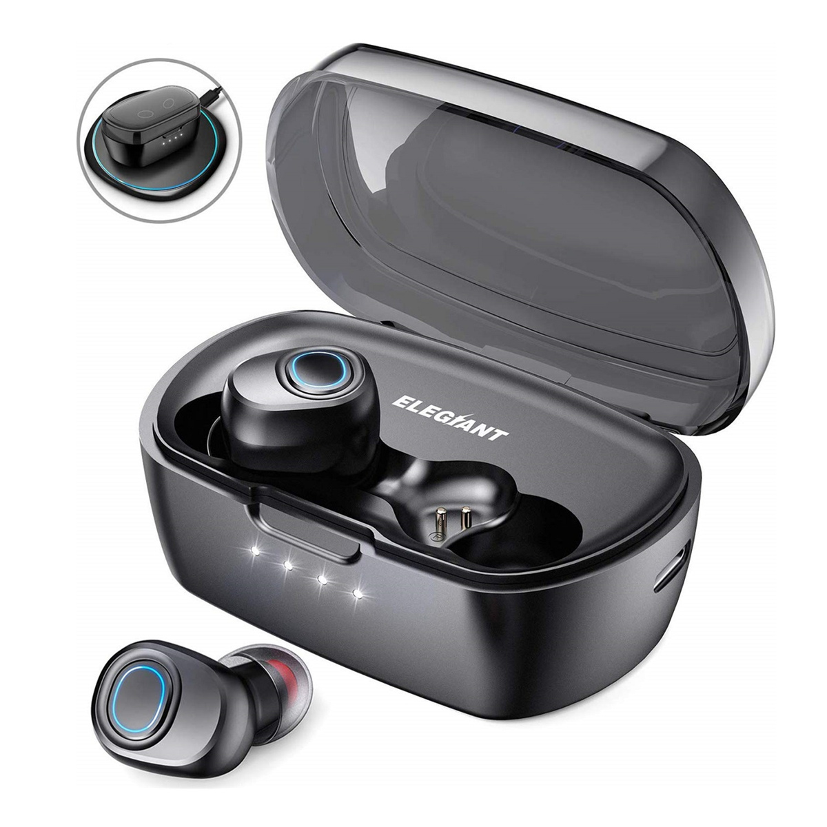 Find ELEGIANT T80 TWS bluetooth 5 0 Earbuds 60H Playtime Type C Wireless Charging HD Sound Deep Bass Stereo Calls for Sale on Gipsybee.com with cryptocurrencies