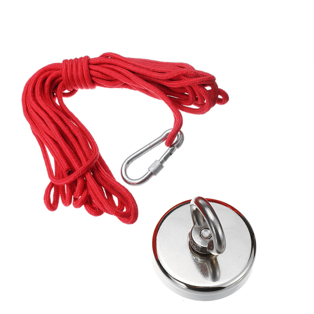 Find 25mm 120mm 35 600Kg Neodymium Fishing Magnet Salvage Recovery Magnet 10M Rope For Detecting Metal Treasure for Sale on Gipsybee.com with cryptocurrencies