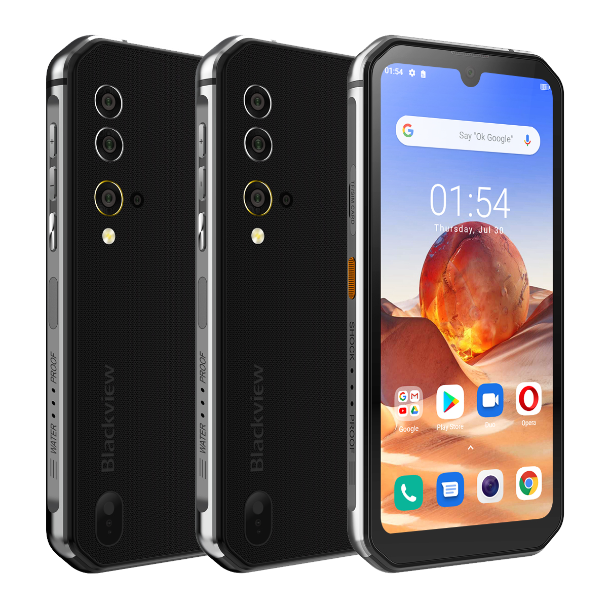 Find Blackview BV9900E Global Bands IP68/IP69K 5 84 inch FHD NFC Android 10 4380mAh 48MP Quad Rear Camera 6GB 128GB Helio P90 4G Smartphone for Sale on Gipsybee.com with cryptocurrencies