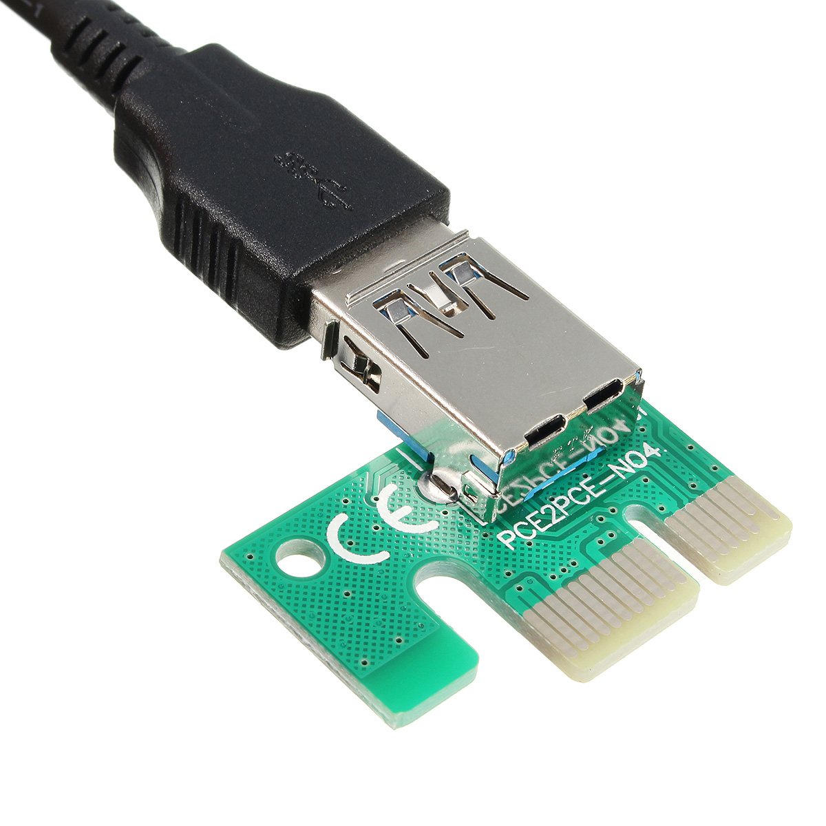 Find USB 3 0 PCI E Express 1x to16x Extension Cable Extender Riser Card Adapter SATA Cable for Sale on Gipsybee.com with cryptocurrencies