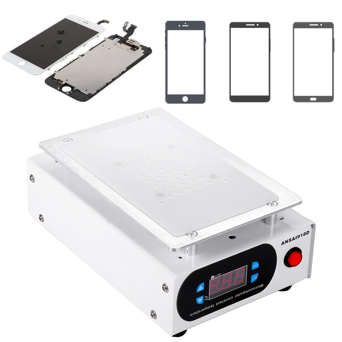 Find 7'' Built-in Vacuum Mobile Phone LCD Glass Screen Separator Repair Machine for Sale on Gipsybee.com with cryptocurrencies