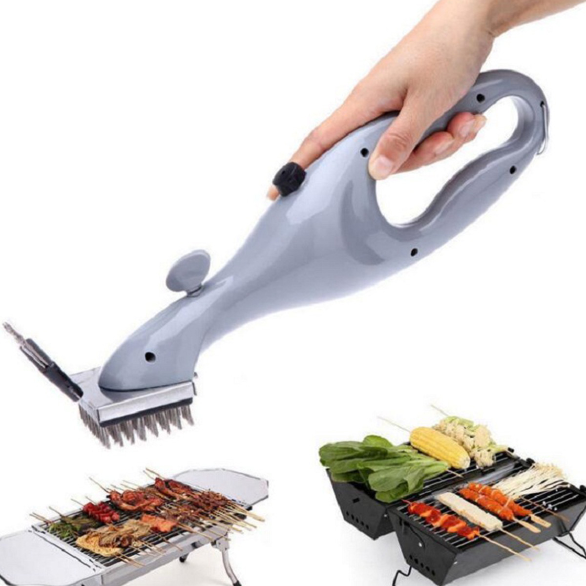 Find Stainless Steel BBQ Grill Cleaning Tools Outdoor Barbecue Picnics Brush Cleaner for Sale on Gipsybee.com with cryptocurrencies