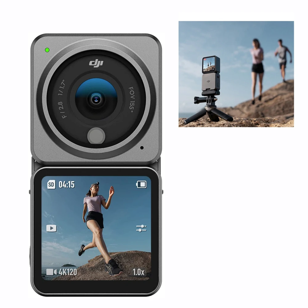 Find DJI Action 2 HD 1080P 4K/120fps 155Â FOV Dual Screen Sports Camera OLED Touchscreens Combo Action Camera Underwater Camera for Sale on Gipsybee.com