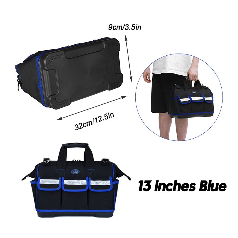 Find Plastic Bottom Multifunctional Toolkit Oxford Cloth Thickened and Enlarged Capacity Woodworking Electrician Toolkit for Sale on Gipsybee.com with cryptocurrencies