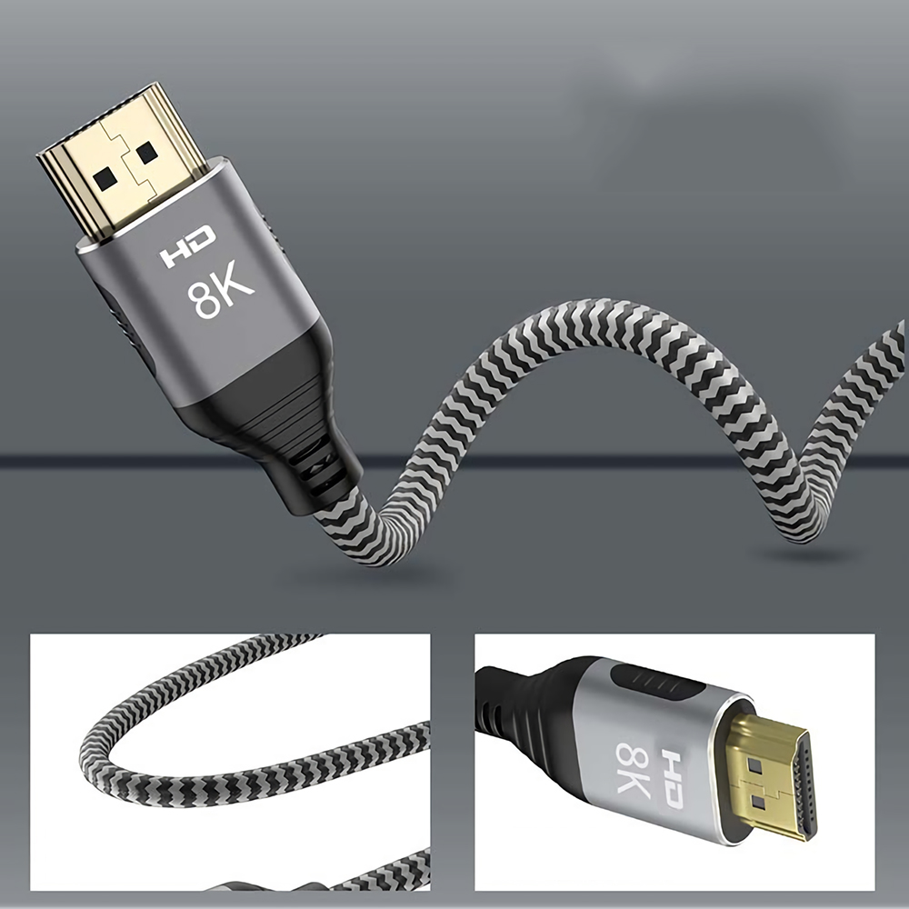 Cabledeconn 5m HDMI Cable Audio Video Adapter Cable Connectors 1m 2m 3m HD Cable 8K@60Hz Game for Computer Laptop to TV Monitor 4