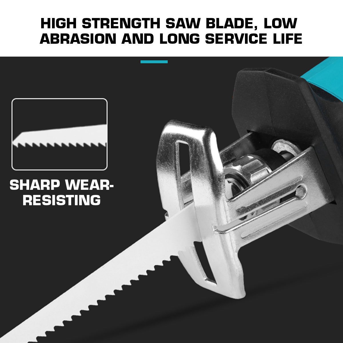 Find 21V Coedless Handheld Electric Reciprocating Saw Variable Speed Electric Saw with 4xSaw Blades Tools for Sale on Gipsybee.com with cryptocurrencies