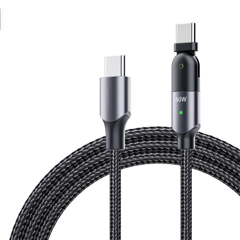 Find 60W/100W Type-C Charging Cable C to C PP Braided Wire Support PD QC FCP Charging Protocol For Smartphone Tablet Laptop for Sale on Gipsybee.com with cryptocurrencies