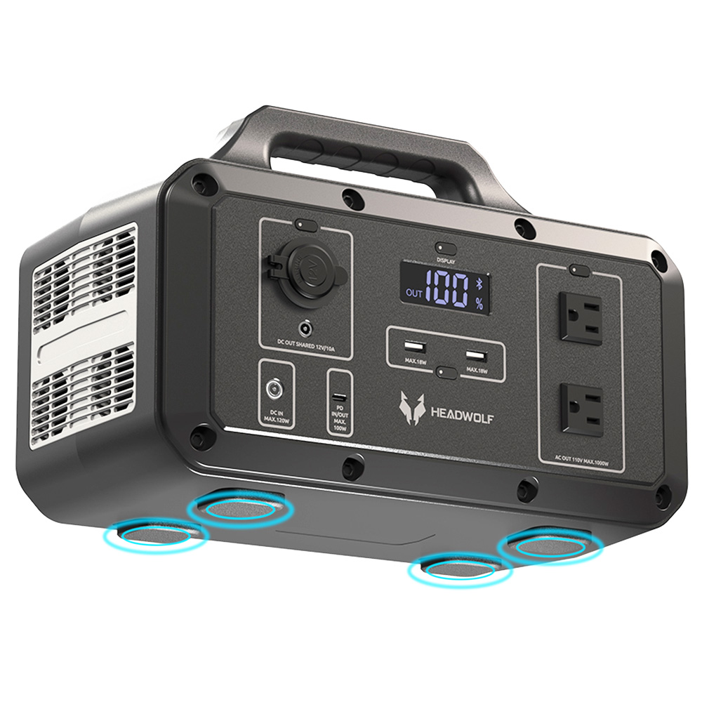 Find US Direct HEADWOLF D1000 1000Wh Peak Power 1800W Portable Power Station for Outdoor Camping Travel Hunting RV CPAP Home Emergency for Sale on Gipsybee.com with cryptocurrencies