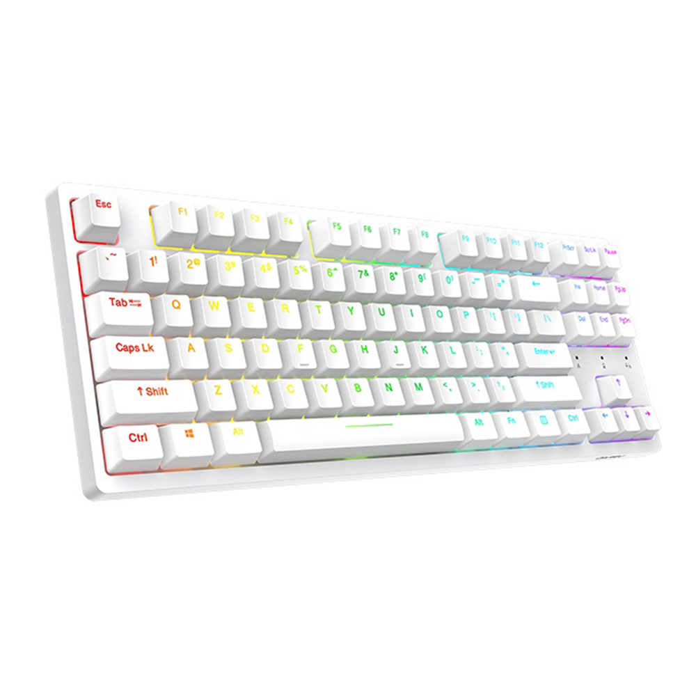 Find DAREU A87 Mechanical Gaming Keyboard 87 Keys Triple Mode bluetooth5 1 2 4G Wireless Type C Wired Hot Swap Customized Sky Switch/Purple Gold Switch Colorful RGB Backlit Keyboard for PC Computer Laptop for Sale on Gipsybee.com with cryptocurrencies