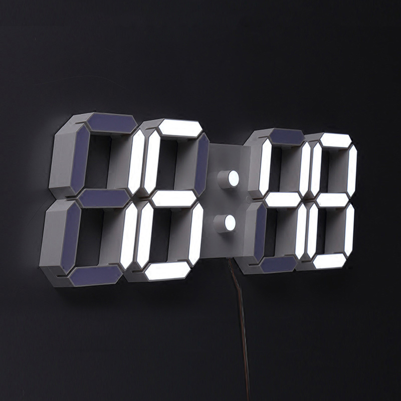 Find Large Modern Digital Led Skeleton Wall Clock for Sale on Gipsybee.com with cryptocurrencies