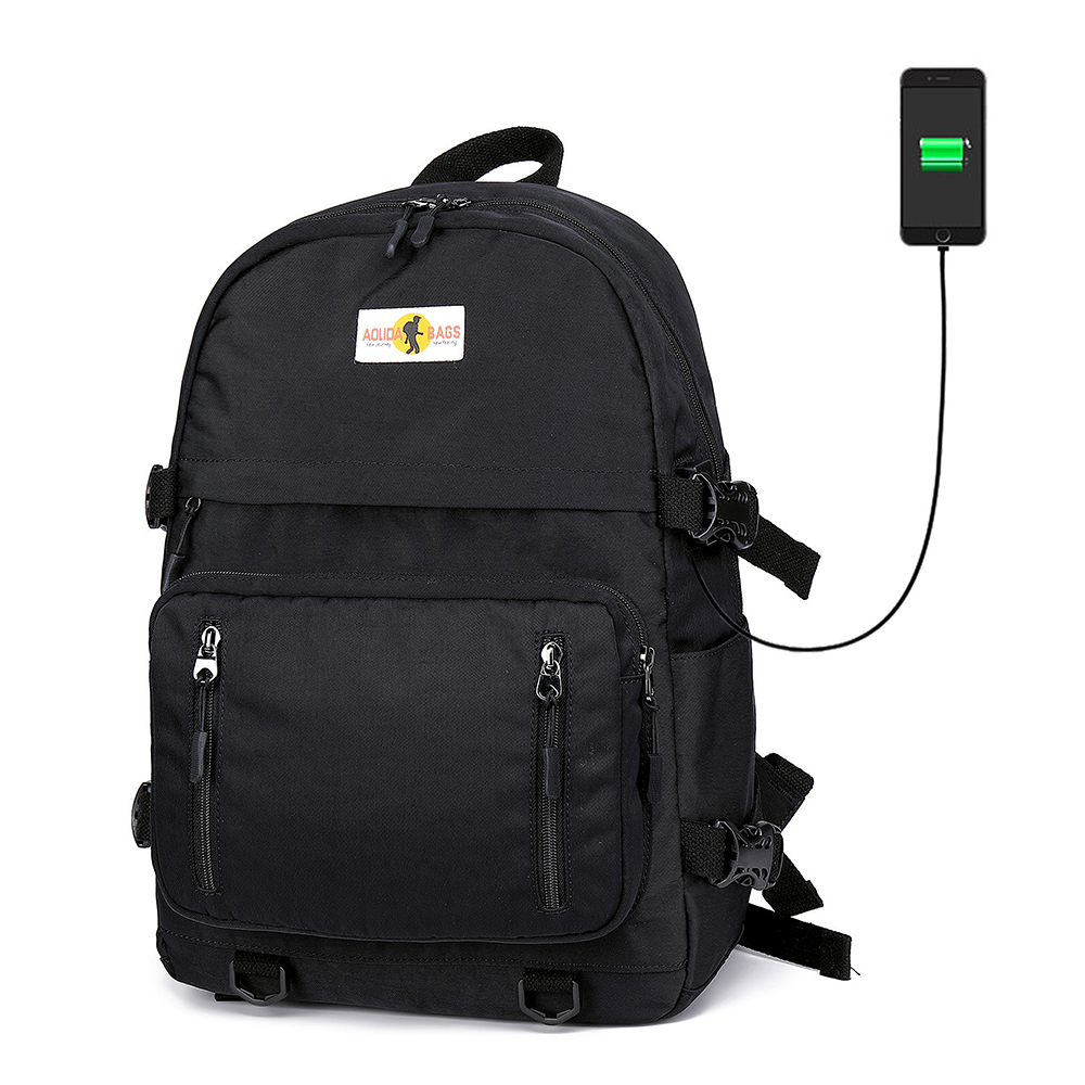 Find AOLIDA 18 inch Backpacks Laptop Bag USB Charging Women Female School Bag Travel Bagpack for Teenagers Girls 5013 for Sale on Gipsybee.com with cryptocurrencies