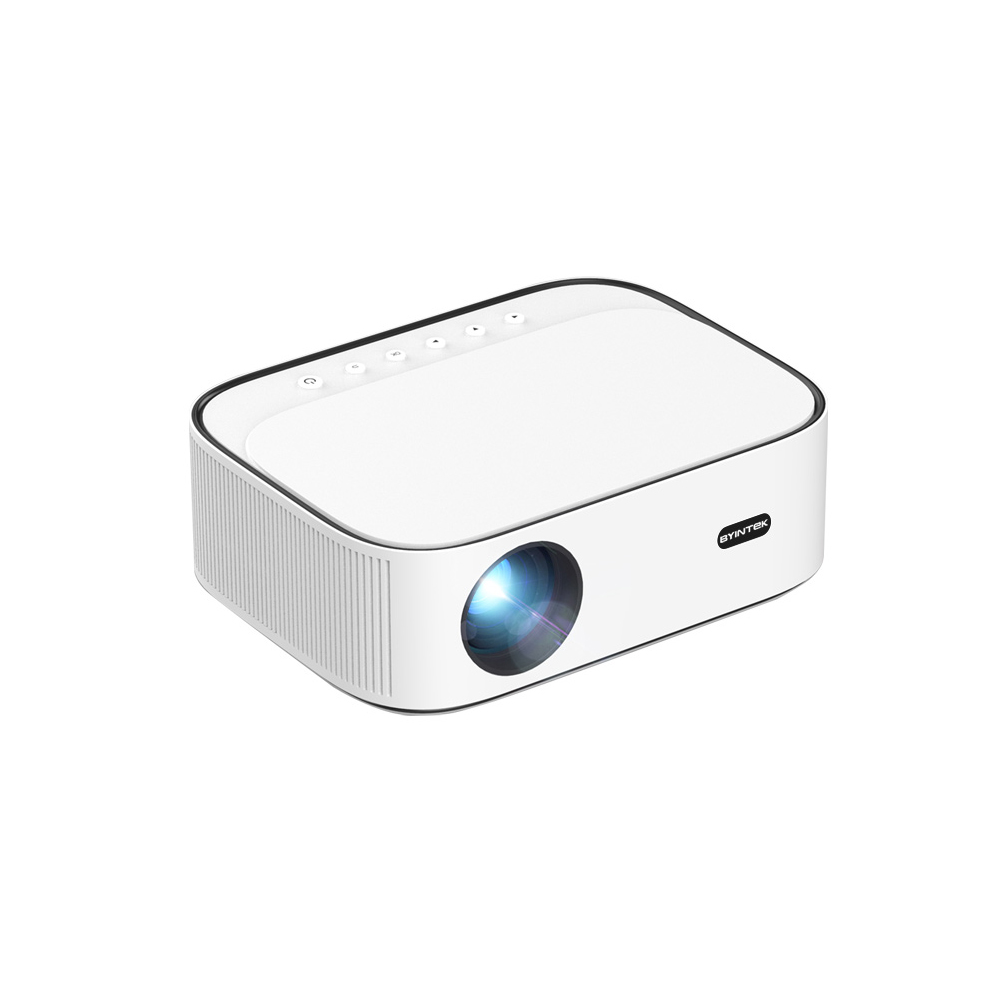BYINTEK K45 Projector Smart Android 9.0 Full HD 4K 1920x1080 1+16GB Wifi Electric Focus LED Home Theater Cinema 1080P Projector for Smartphone 1