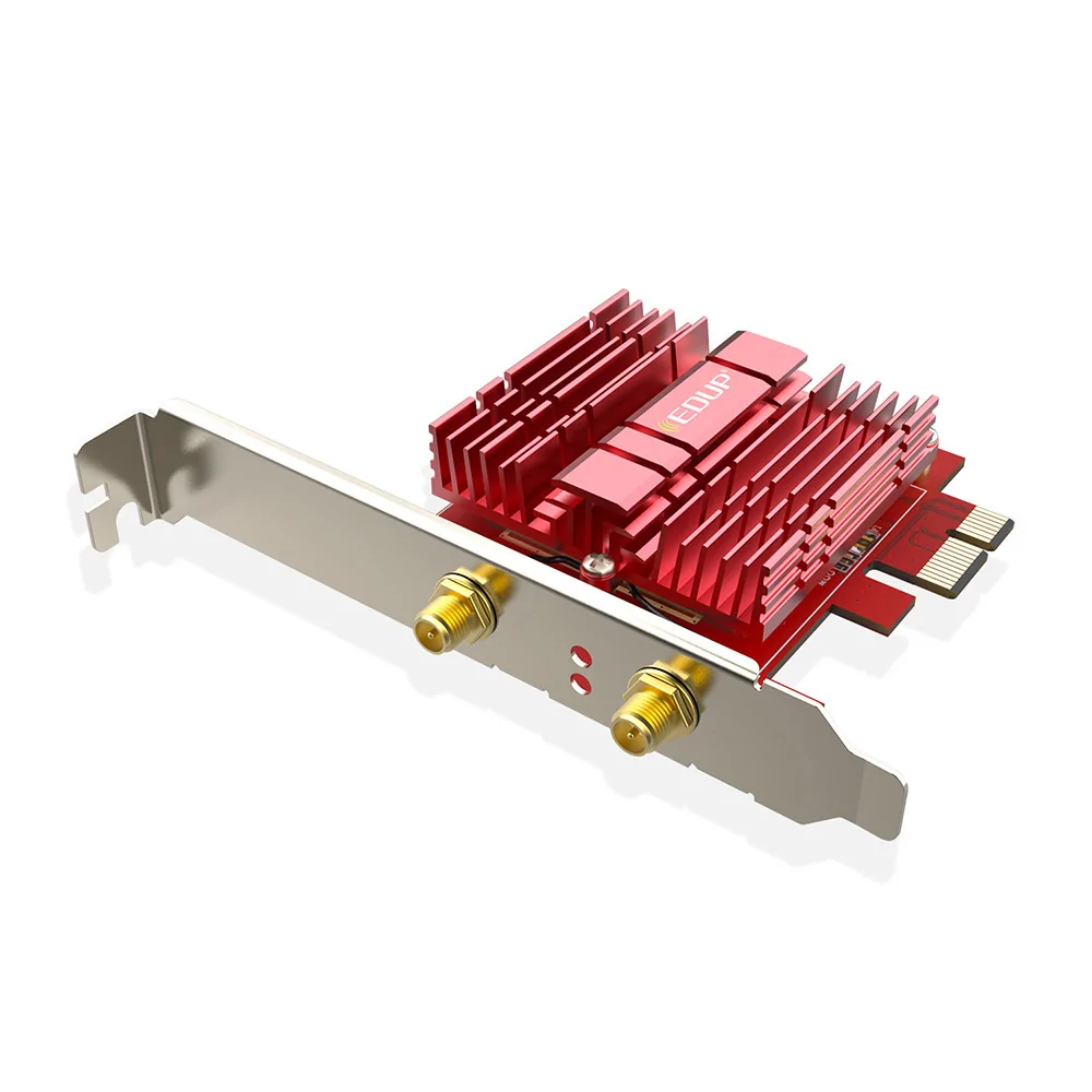 Find EDUP EP 9636GS PCIE Card 3000Mbps WiFi 6 Intel AX200 PCI Express bluetooth5 0 WiFi Receiver Wireless Network Card Adapter for Desktop PC Windows10/Linux for Sale on Gipsybee.com