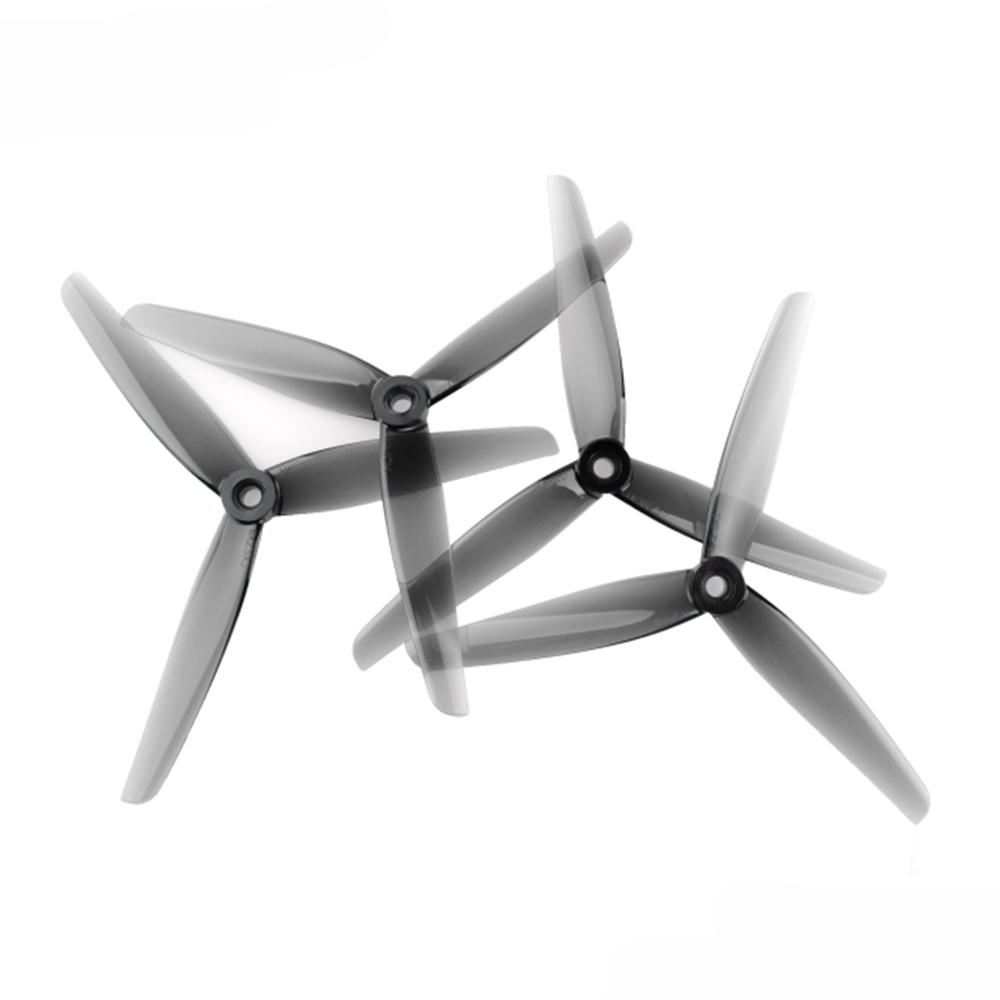 2Pairs HQProp 6X2.5X3 Light Grey Poly Carbonate 3-blade Propeller For FPV Racing RC Drone 1
