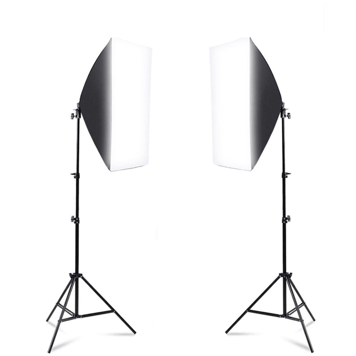 Find 2Pcs 150W Photography Softbox 6000K LED Lighting Lamp Soft Box with Light Stand Bracket Studio Kit for Sale on Gipsybee.com with cryptocurrencies
