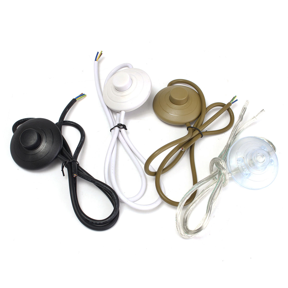 Find 1M Circular Lighting Button Switch with 3 Core Inline Flex Cord for Table Desk Lamp for Sale on Gipsybee.com with cryptocurrencies