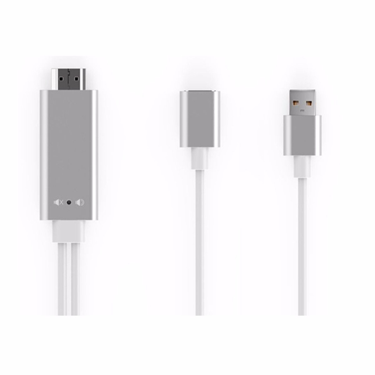 Find 3 In 1 HDMI 1080P HD Cable Dongle Lightning/USB/TYPE C Adapter For Android IOS for Sale on Gipsybee.com with cryptocurrencies