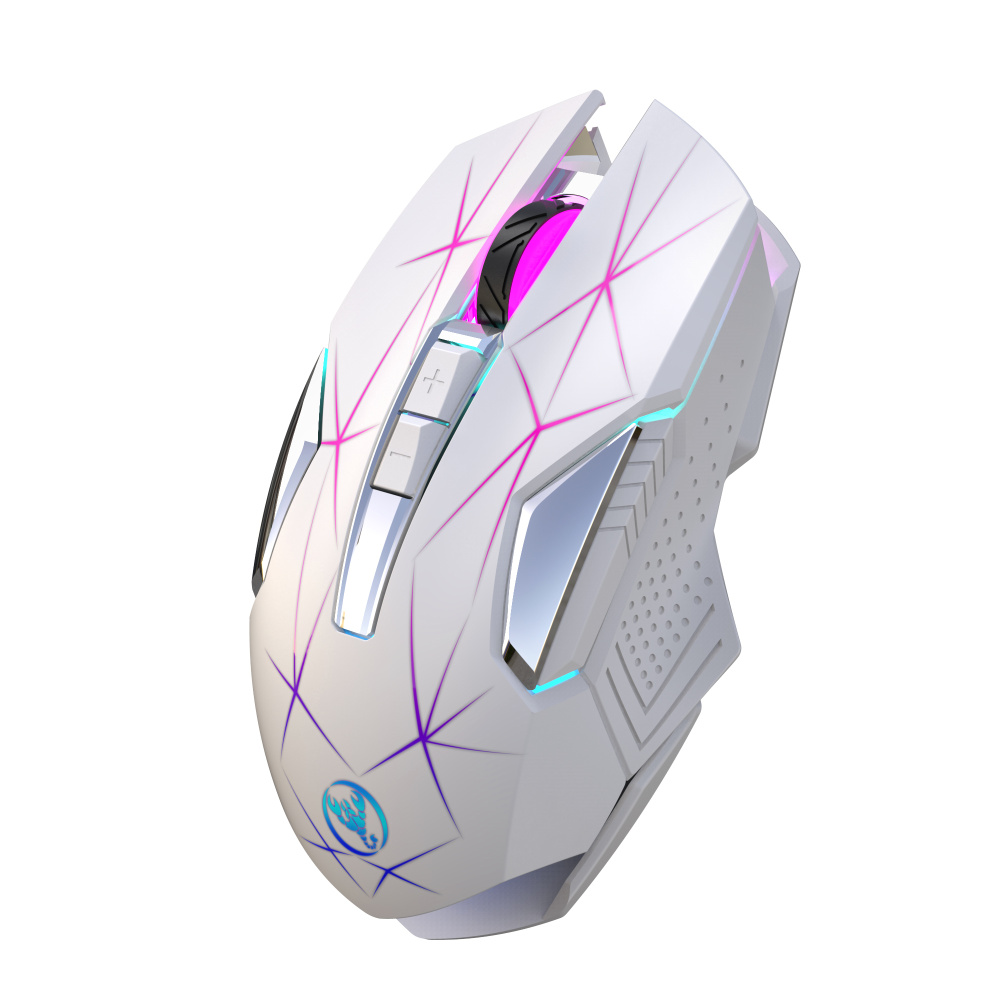 Find HXSJ T300 2 4G Wireless Gaming Mouse 7 Buttons Adjustable 1000 2400DPI LED Breathing Light Rechargeable Mouse for Sale on Gipsybee.com with cryptocurrencies
