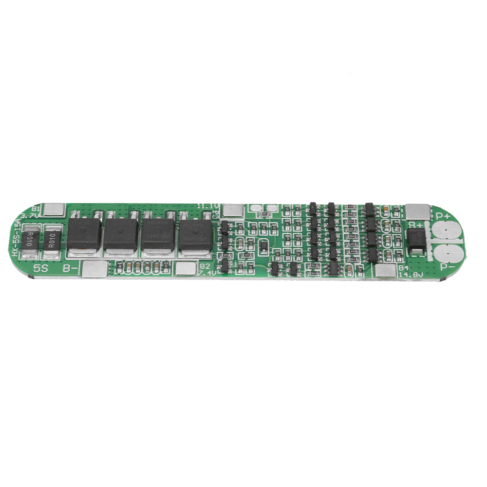 Find 5 Strings of 18 5V 18650 Lithium Battery Protection Board to Prevent Overcharge and Overdischarge for Sale on Gipsybee.com with cryptocurrencies