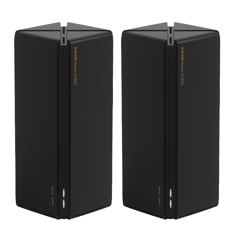 Find 2Pcs Xiaomi AX3000 WiFi6 Wireless Router 3000Mbps 256MB Dual Band WiFi Router 5G 160MHz Support IPv6 OFDMA Mesh Router for Sale on Gipsybee.com