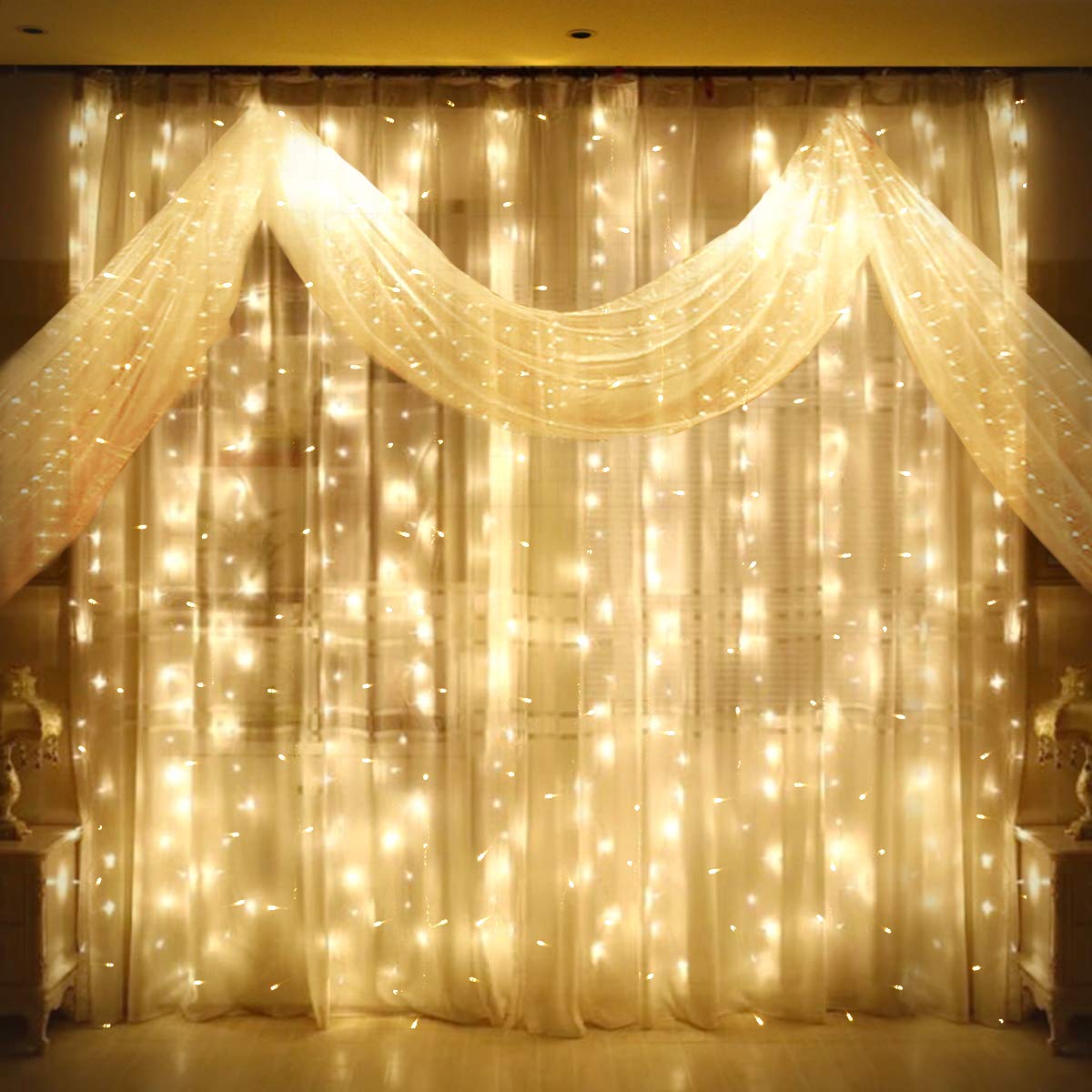 Find SOLMORE 3Mx3M 300LED 220V Outdoor Fairy String Lights Curtain Light Strings Xmas Wedding Party Decorations for Sale on Gipsybee.com with cryptocurrencies
