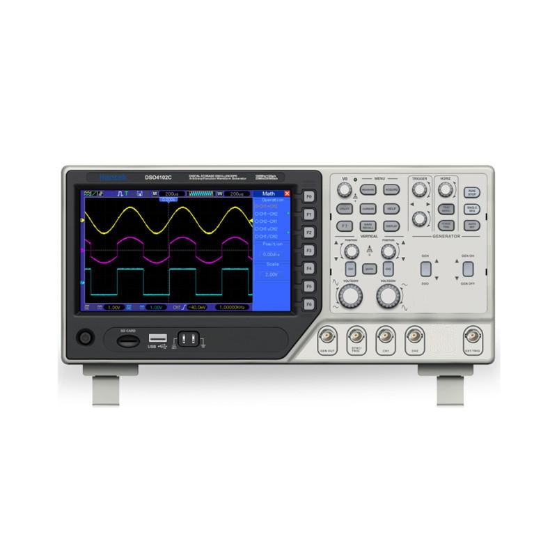 Find Hantek DSO4102C Handheld Digital Multimeter Oscilloscope USB 100MHz 2 Channels LCD Display Arbitrary/Function Waveform Generator for Sale on Gipsybee.com with cryptocurrencies