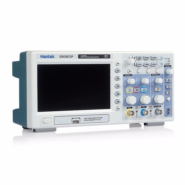Find Hantek DSO5072P Digital Storage Oscilloscope 70MHz 2Channels 1GSa/s 7inch TFT LCD for Sale on Gipsybee.com with cryptocurrencies
