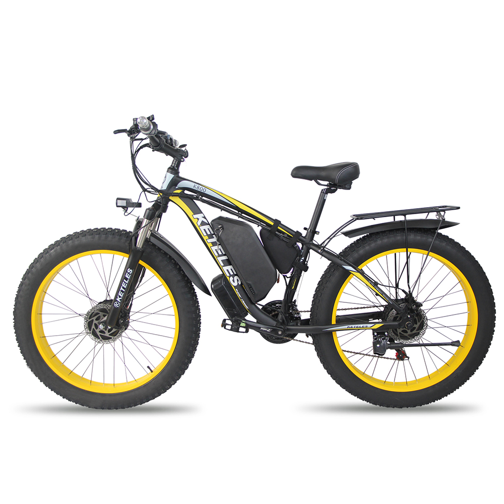 Find EU DIRECT KETELES K800 1000W 2 48V 23Ah Electric Bicycle Dual Motor 26 4 0 Fat Inch Tire 70km Mileage Range 200kg Max Load Electric Bike for Sale on Gipsybee.com with cryptocurrencies