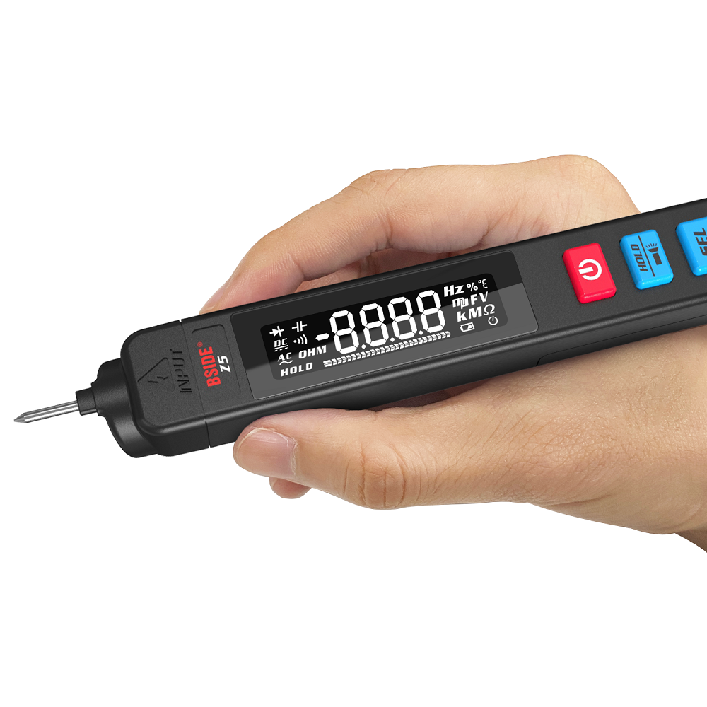 Find BSIDE Z5 Multifunction Non contact Digital Multimeter Pen Type Meter 6000 Counts True RMS AC/DC Voltage Resistance Capacitance Frequency Tester Tool for Sale on Gipsybee.com with cryptocurrencies