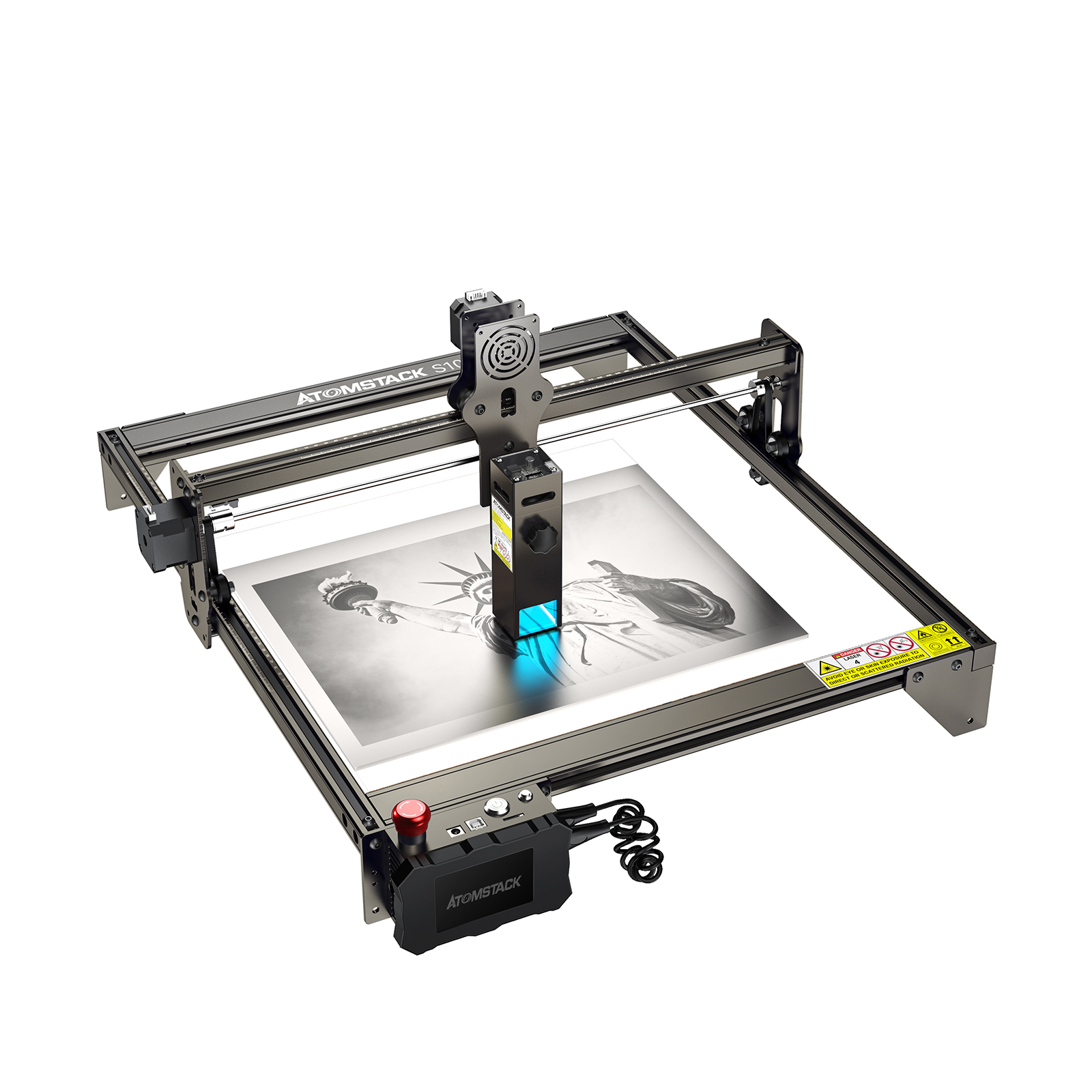 Find New ATOMSTACK S10 PRO Flagship Dual-Laser Laser Engraving Cutting Machine Support Offline Engraving Laser Engraver Cutter 10W Output Power Fixed-Focus 304 Mirror Stainless Steel Engraving Metal Acrylic Leather 20mm Wood Cutter DIY Engraver for Sale on Gipsybee.com with cryptocurrencies