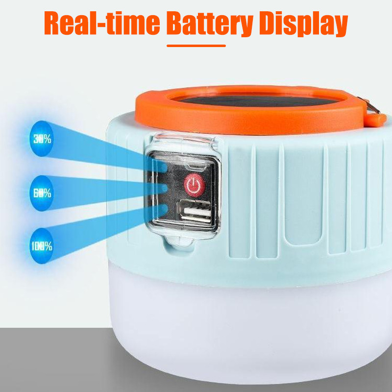 Find Remote Control Solar LED Camping Lantern USB Rechargeable Light Bulb Tent Light Solar Bulb Light for Sale on Gipsybee.com with cryptocurrencies