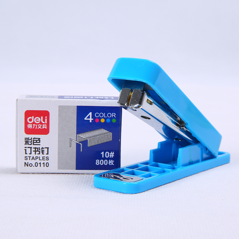 Find Deli 0250 Mini Candy Color Stapler Stitching Machine Portable Small Student Stationery Pocket Mini Stapler for Sale on Gipsybee.com with cryptocurrencies