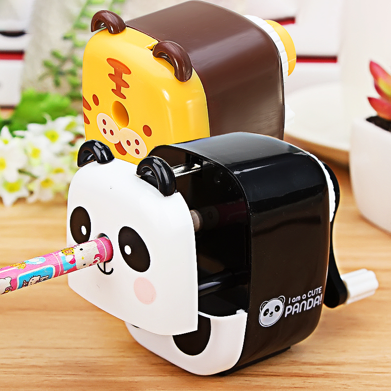 Practical Tiger Panda Animal Shaped Mini Manual Pencil Sharpener Gifts Office School Students Stationery Supplies—6