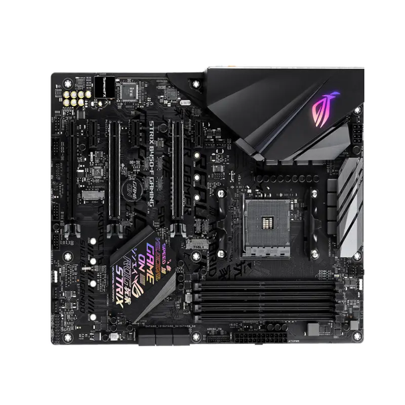 Find ASUS ROG STRIX B450 F GAMING AMD B450 Chip DDR4 ATX Motherboard M 2 USB 3 1 Gen2 Gaming Motherboard for Sale on Gipsybee.com