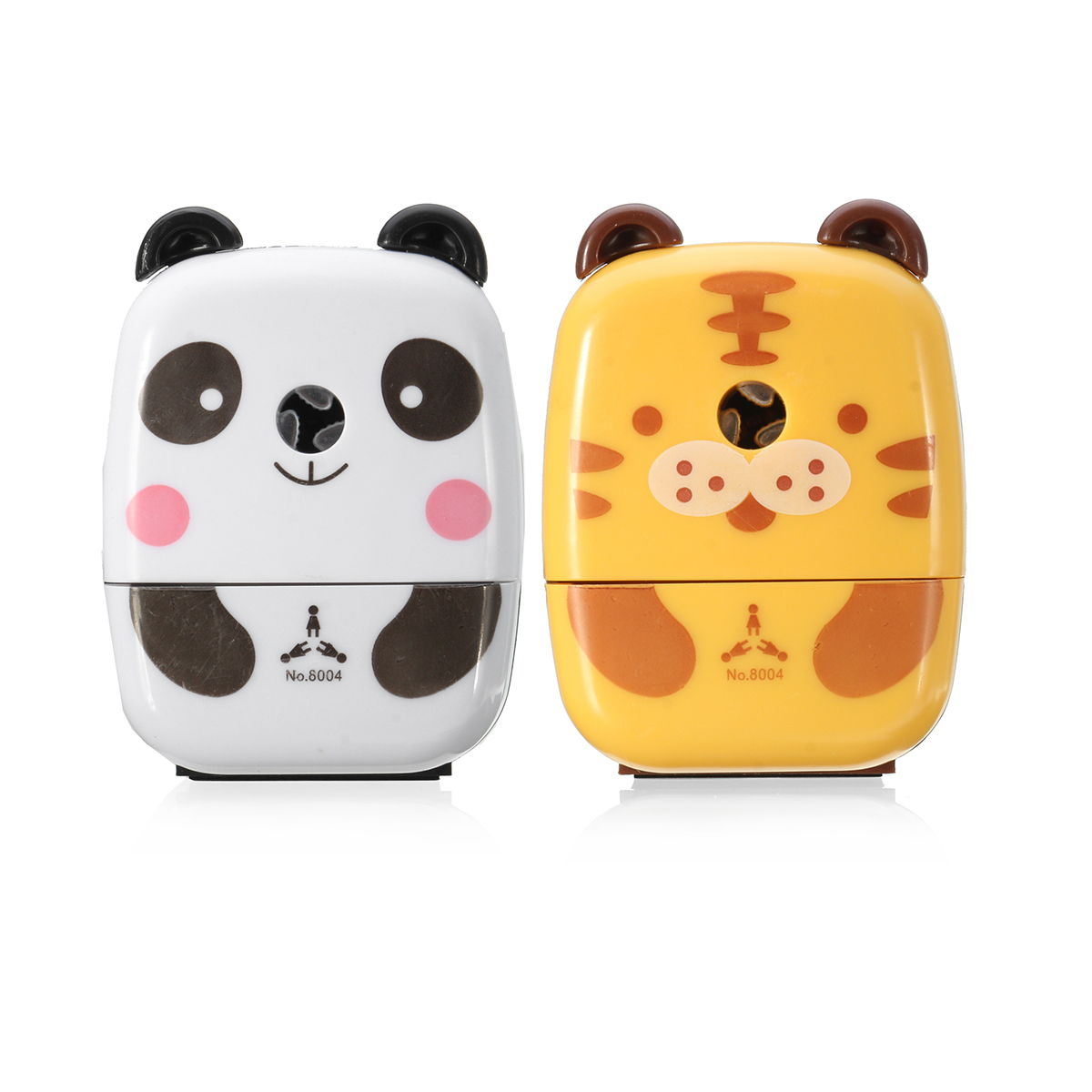 Practical Tiger Panda Animal Shaped Mini Manual Pencil Sharpener Gifts Office School Students Stationery Supplies—1